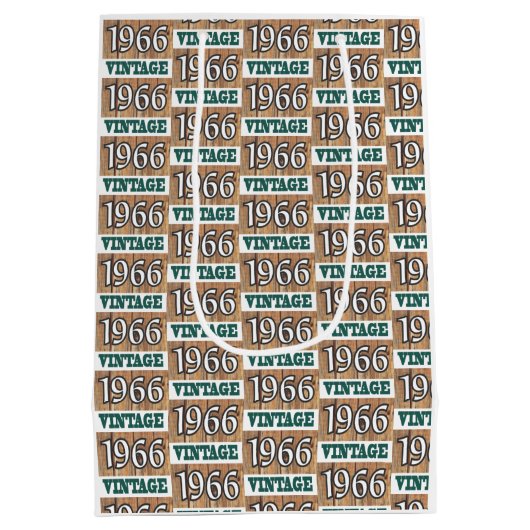 Geboren in 1966 middelgrote cadeautas (Achterkant)