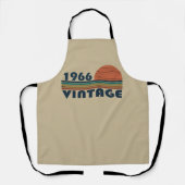 Geboren in 1966 op verjaardag schort (Voorkant)