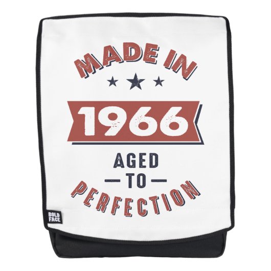 Geboren in 1966. rugtassen (Voorkant)