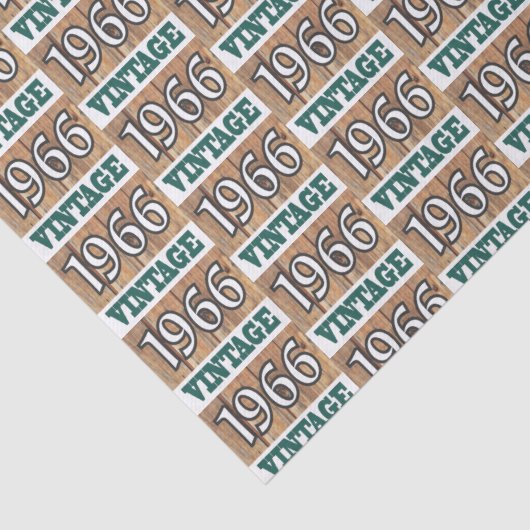 Geboren in 1966 tissuepapier (Detail)