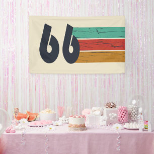 Geboren in 1966 vintage 60e verjaardagsfeestje spandoek