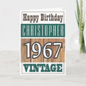 Geboren in 1967 Greetings Card Kaart (Voorkant)