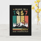 Geboren in 1967 kaart (Gele Bloem)