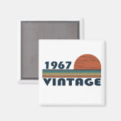 Geboren in 1967  verjaardagscadeau magneet (Voorkant / Achterkant)