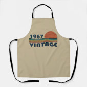 Geboren in 1967  verjaardagscadeau schort (Voorkant)