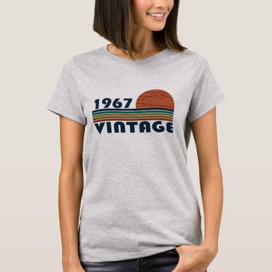 Geboren in 1967  verjaardagscadeau t-shirt (Voorkant)