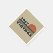 Geboren in 1967  verjaardagsfeest servet (Hoek)