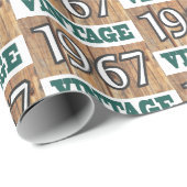 Geboren in 1967 verpakkingspapier cadeaupapier (Rol Hoek)