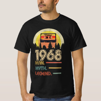 Geboren in 1968 Man Myth Legend Birthday Gifts T-shirt