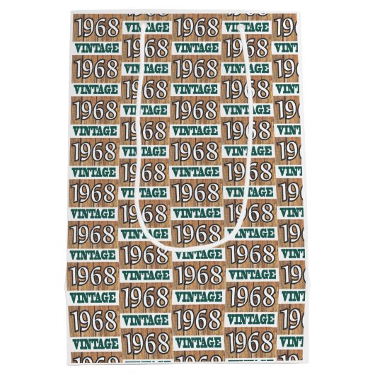 Geboren in 1968 middelgrote cadeautas (Achterkant)