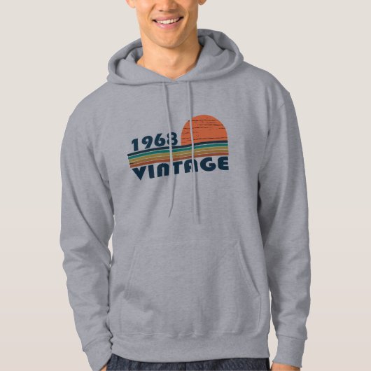 Geboren in 1968  verjaardag hoodie (Voorkant)