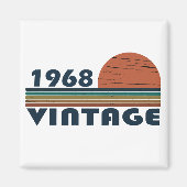 Geboren in 1968 verjaardag magneet (Voorkant)