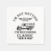 Geboren in 1968  verjaardagsfeest servet (Voorkant)