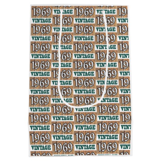 Geboren in 1969 middelgrote cadeautas (Achterkant)