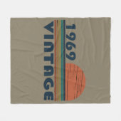 Geboren in 1969 op  verjaardag fleece deken (Voorkant (Horizontaal))