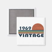 Geboren in 1969 op  verjaardag magneet (Voorkant / Achterkant)