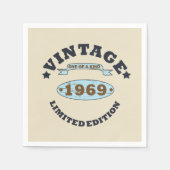 Geboren in 1969 op  verjaardag servet (Voorkant)