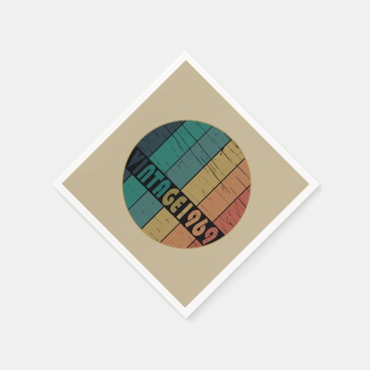 Geboren in 1969 op  verjaardag servet (Hoek)