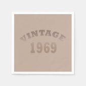 Geboren in 1969 op verjaardag servet (Voorkant)