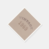 Geboren in 1969 op verjaardag servet (Hoek)