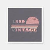 Geboren in 1969 op verjaardag servet (Voorkant)