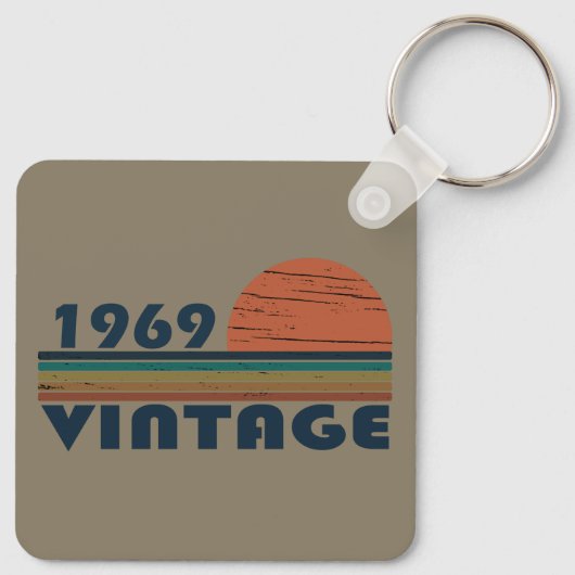 Geboren in 1969 op  verjaardag sleutelhanger (Achterkant)