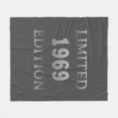 geboren in 1969  verjaardag fleece deken (Voorkant (Horizontaal))