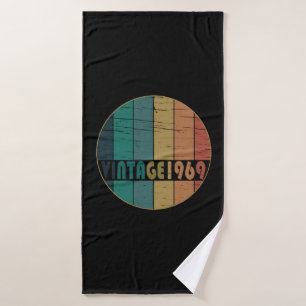 Geboren in 1969  verjaardagscadeau badhanddoek