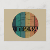 Geboren in 1969  verjaardagscadeau feestdagenkaart (Voorkant)