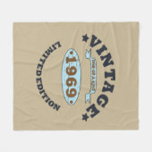 Geboren in 1969  verjaardagscadeau fleece deken (Voorkant (Horizontaal))