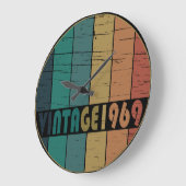 Geboren in 1969  verjaardagscadeau grote klok (Hoek)