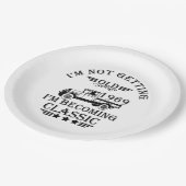 geboren in 1969  verjaardagscadeau mannen cadeau papieren bordje (Gekanteld)