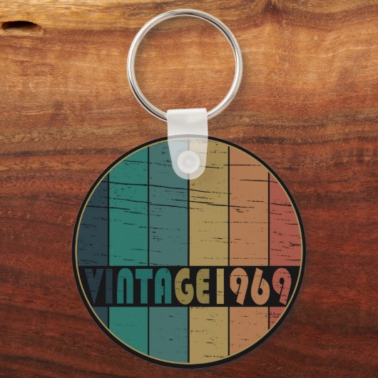 Geboren in 1969  verjaardagscadeau sleutelhanger (Voorkant)