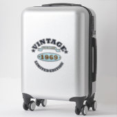 Geboren in 1969  verjaardagscadeau sticker (Koffer)