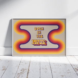 Geboren in 1970, Millenials, Gen X, Geboortejaar Poster