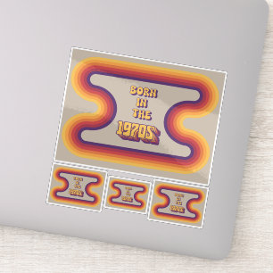 Geboren in 1970, Millenials, Gen X, Geboortejaar Sticker