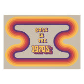 Geboren in 1970, Millennials, Gen X, Geboortejaar Foto Afdruk (Voorkant)