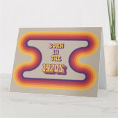 Geboren in 1970, Millennials, Gen X, Geboortejaar Kaart (Voorkant)