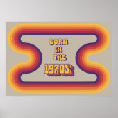 Geboren in 1970, Millennials, Gen X, Geboortejaar Poster (Voorkant)