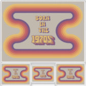 Geboren in 1970, Millennials, Gen X, Geboortejaar Sticker (Voorkant)