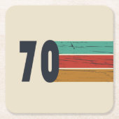 Geboren in 1970 op  verjaardag kartonnen onderzetters (Voorkant)