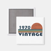 Geboren in 1970 op verjaardag magneet (Voorkant / Achterkant)