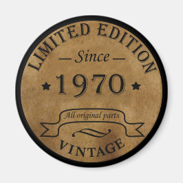 Geboren in 1970 op  verjaardag magneet