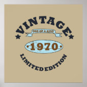 Geboren in 1970 op  verjaardag poster (Voorkant)