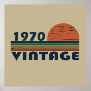 Geboren in 1970 op  verjaardag poster