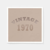 Geboren in 1970 op  verjaardag servet (Voorkant)