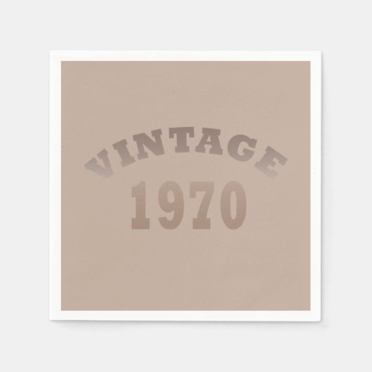 Geboren in 1970 op  verjaardag servet (Voorkant)