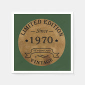 Geboren in 1970 op  verjaardag servet (Voorkant)