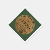 Geboren in 1970 op  verjaardag servet (Hoek)