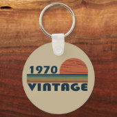 Geboren in 1970 op  verjaardag sleutelhanger (Voorkant)